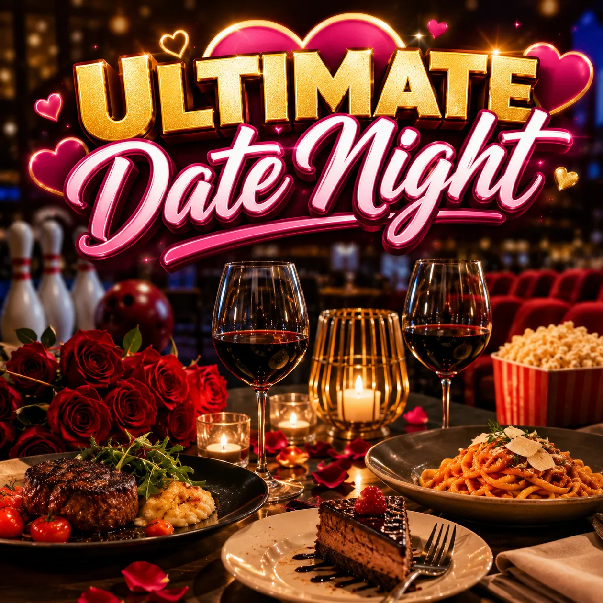 🎬🍽️ ULTIMATE DATE NIGHT 🍽️🎬
