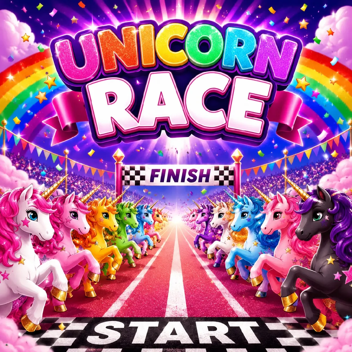 🦄🌈 UNICORN RACE 🌈🦄
