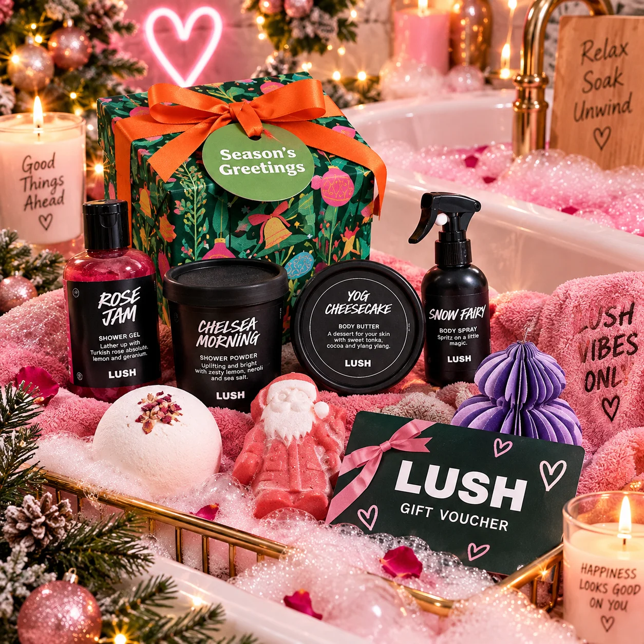 LUSH BATH BUNDLE 🛁🫧💗