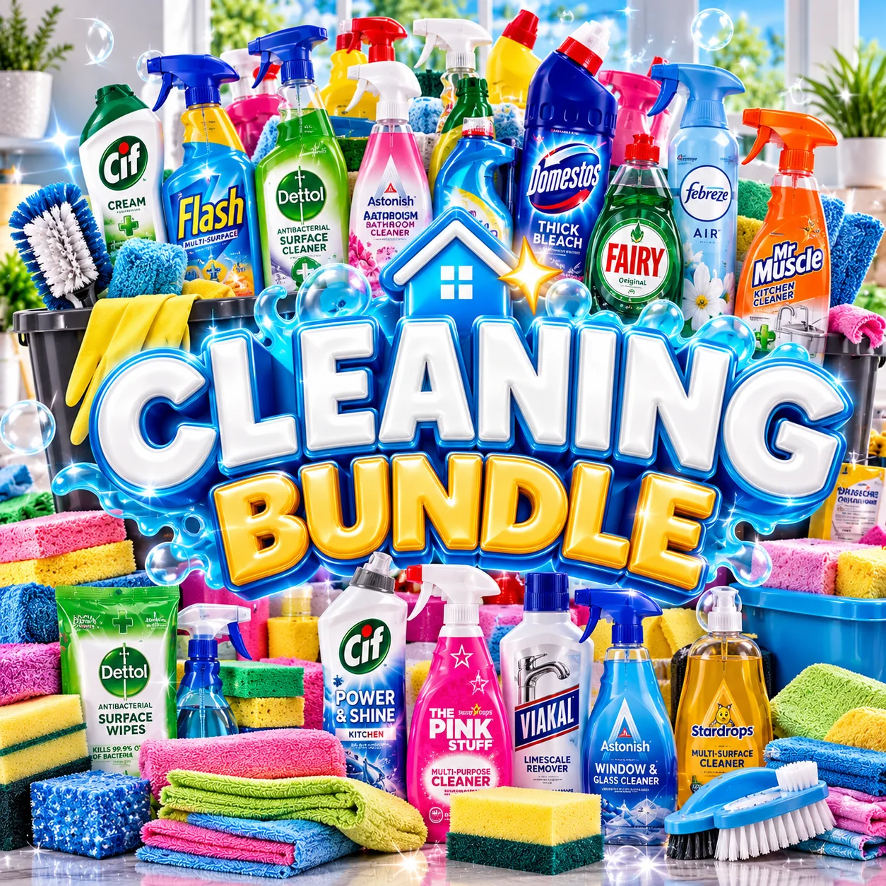 🧼 SURPRISE CLEANING BUNDLE 🧽