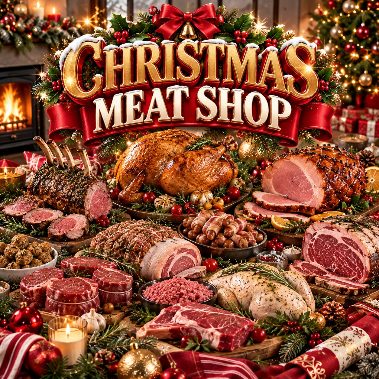 🎄🥩 CHRISTMAS MEAT SHOP 🥩🎄