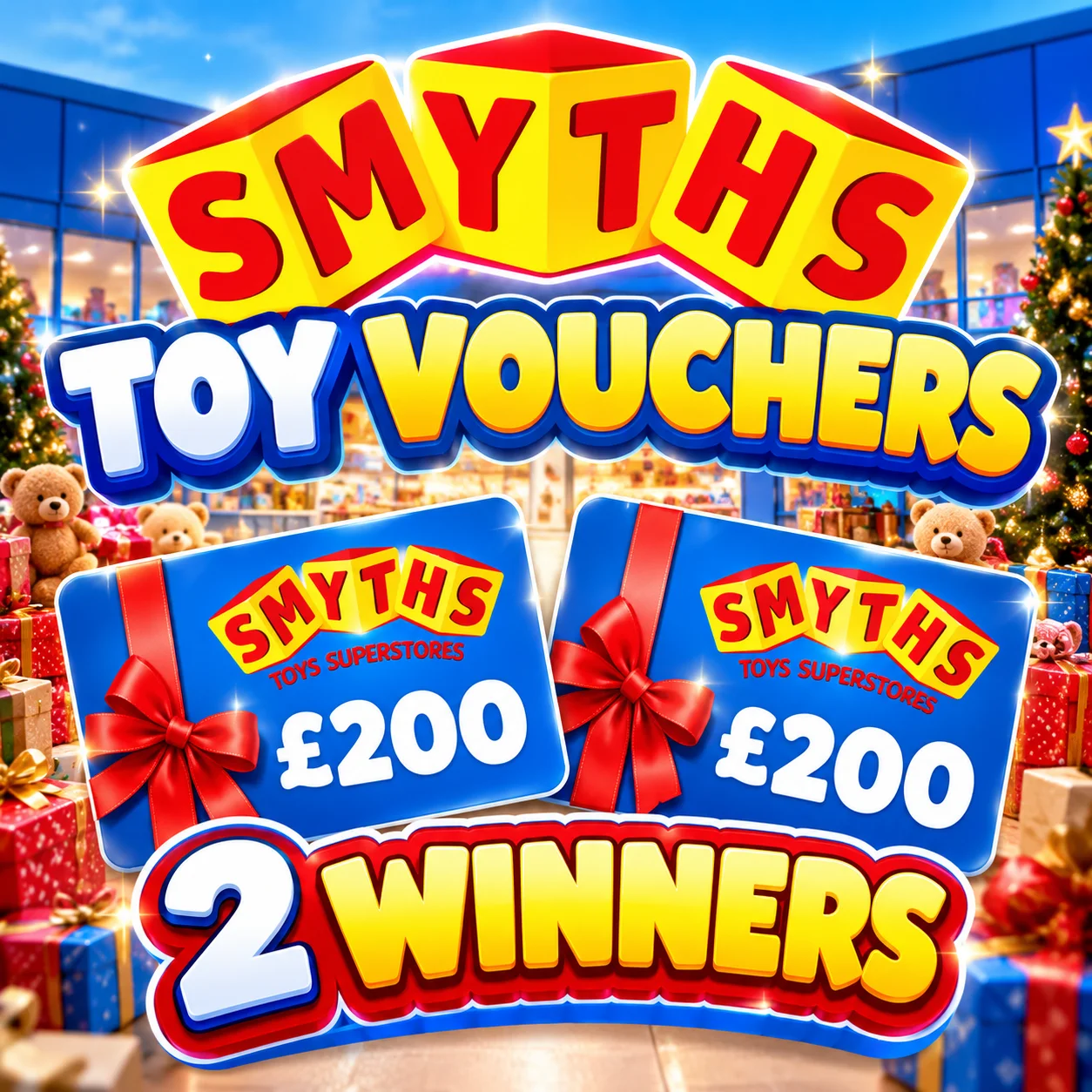 🧸🎁 SMYTHS TOY VOUCHERS 🎁🧸